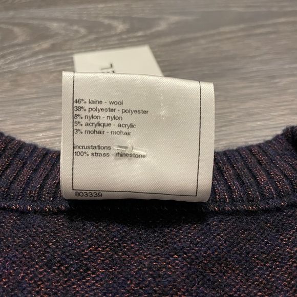 Chanel 12 A Fall Runway Ready to Wear Collection Wool Blend Pullover Sweater NWT - Picture 8 of 10